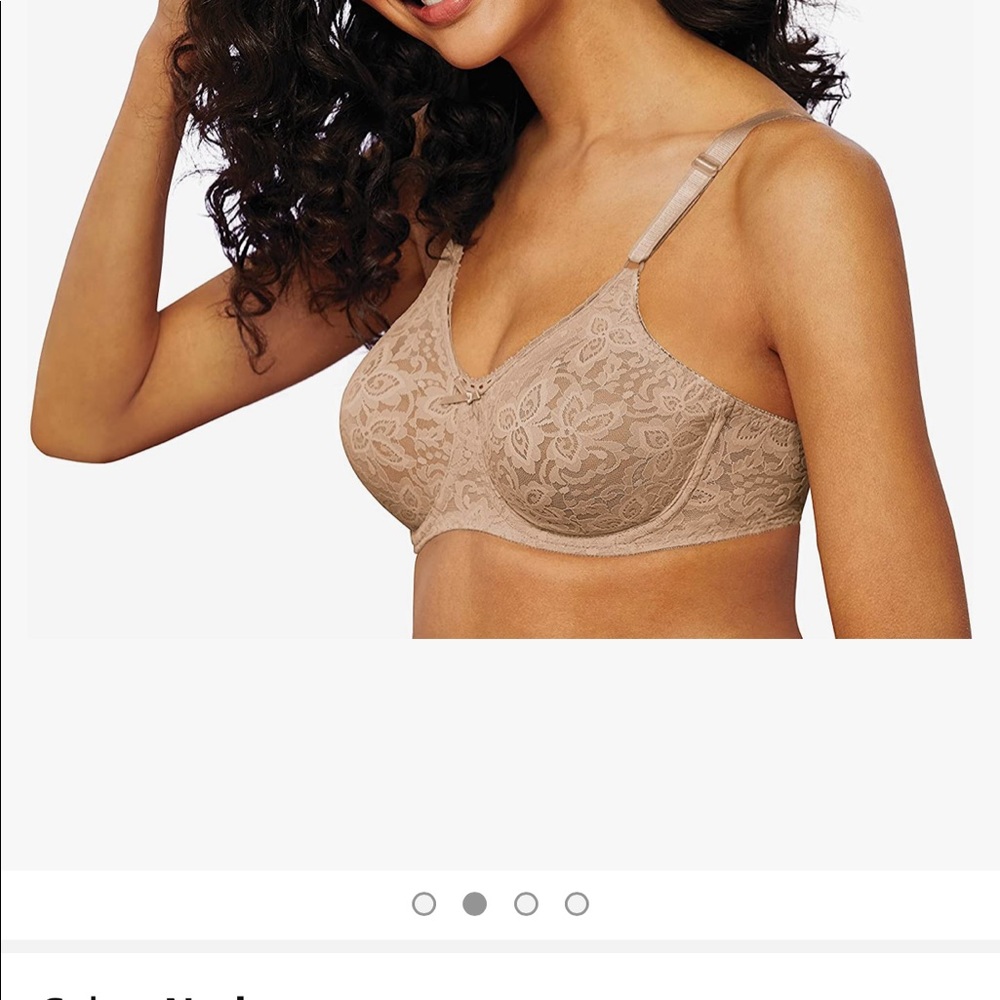 NWT Bali Women’s Lace, Smooth Underwire Bra - Picture 2 of 8